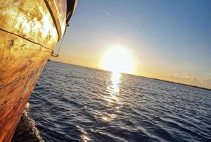 Diani: Solnedgångskryssning på Wasini Island med middag och dryck