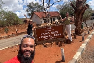 Explora a beleza selvagem de Tsavo East.