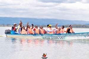 Del lago Naivasha a Nairobi: excursión de 1 día con paseo en barco y quad