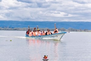 Del lago Naivasha a Nairobi: excursión de 1 día con paseo en barco y quad