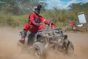 Del lago Naivasha a Nairobi: excursión de 1 día con paseo en barco y quad