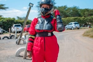 Del lago Naivasha a Nairobi: excursión de 1 día con paseo en barco y quad