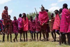 Fra Nairobi :Besøk i Masai-stammens landsby