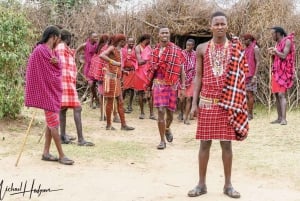 Vanuit Nairobi :Masai Stam dorpsbezoek
