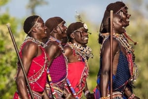 Fra Nairobi :Besøg i Masai-stammens landsby