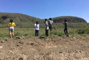 Von Nairobi zum Naivasha-See Tagestour (Besuch des Hells Gate)