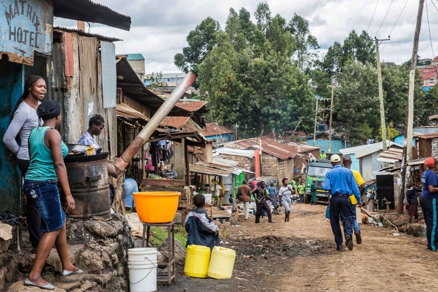 Half-Day Private Guided tour to Kibera Slum in Nairobi.