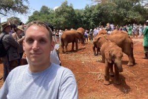 Halvdagstur til Girafcentret og Sheldrick Wildlife Trust