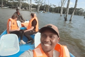 Balade à vélo à Hell's Gate et tour en bateau à Crescent Island