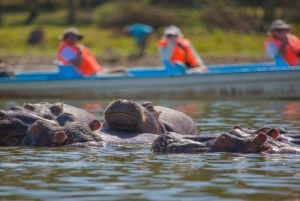 Parque Nacional Hells Gate e passeio de barco no Lago Naivasha