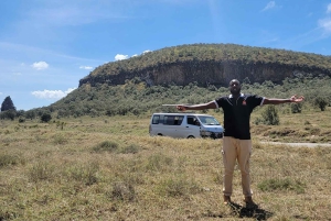 Parque Nacional Hells Gate e passeio de barco no Lago Naivasha