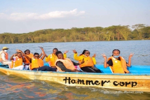 Parque Nacional Hells Gate e passeio de barco no Lago Naivasha