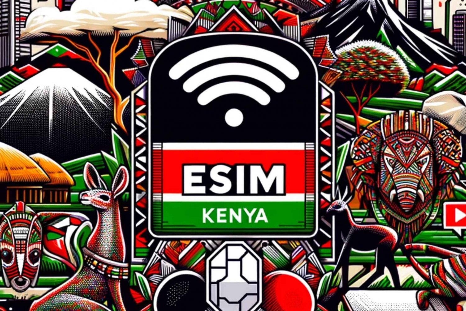 Kenya e-SIM 3/5 GB