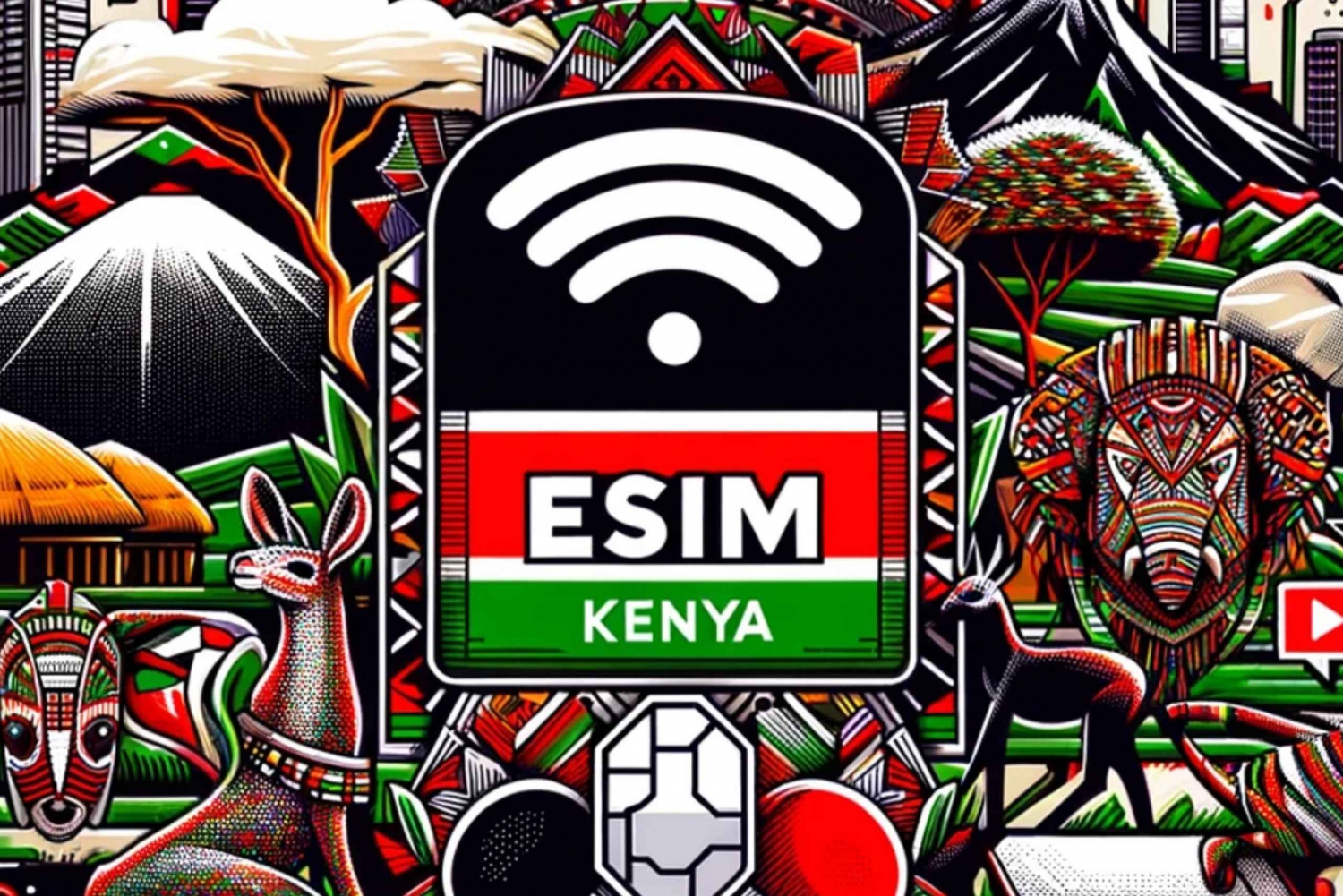 Kenia eSIM 3/5/10 GB