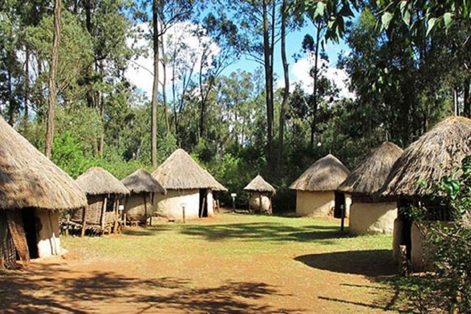 Kibera Slum Bomas of Kenya i kolacja w Carnivore Nairobi