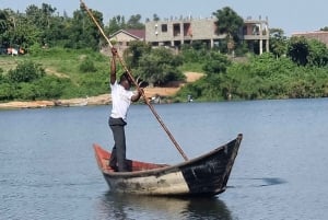 KISUMU: båttur på Lake Victoria, flodhest- og fugletitting