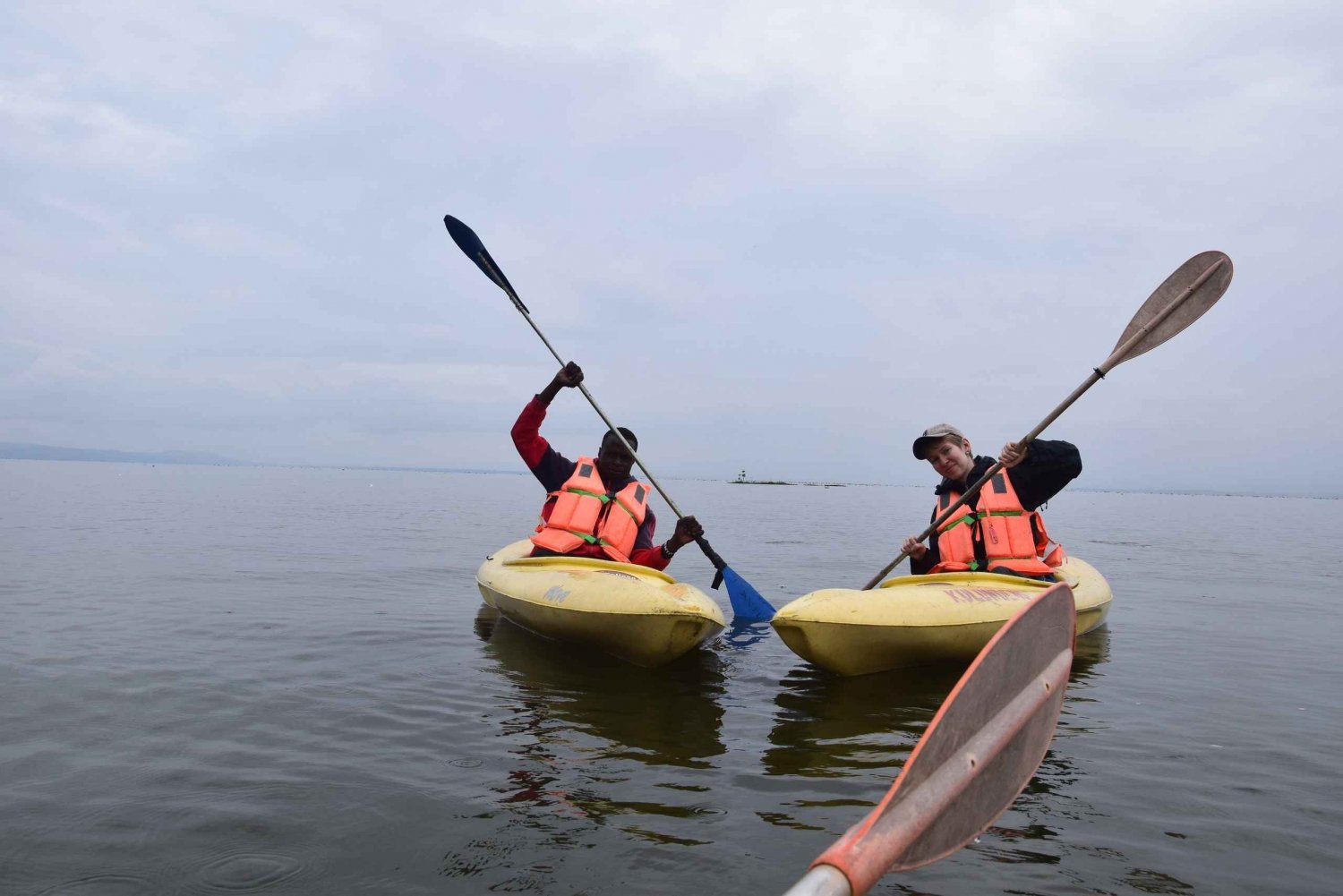 Tour del lago Naivasha: Kayak, bicicletta ed escursioni attraverso l'Hell's Gate!