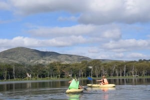ナイバシャ湖ツアー：カヤック、サイクリング、ヘルズ・ゲートをハイキング！
