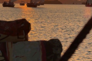 Lamu: passeio de barco ao pôr do sol num dhow tradicional