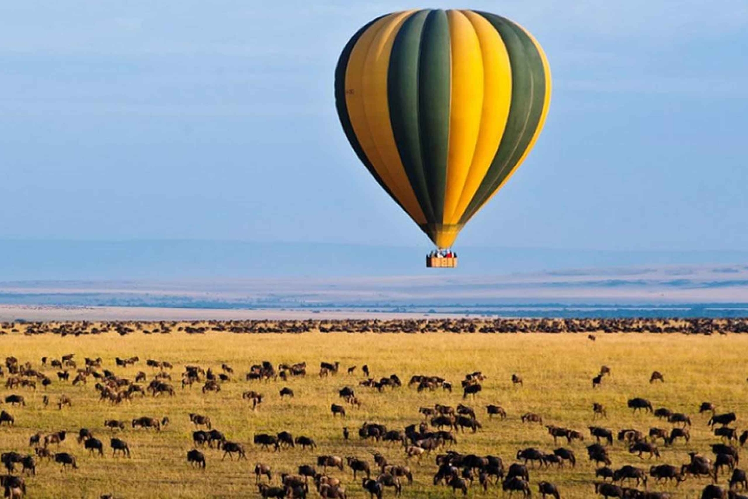 Maasai Mara: Safari em balão de ar quente e pequeno-almoço com champanhe