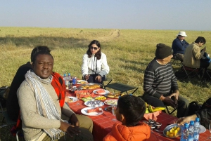 Maasai Mara: Safari balonem na ogrzane powietrze i śniadanie z szampanem