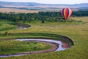 Maasai Mara: Safari balonem na ogrzane powietrze i śniadanie z szampanem