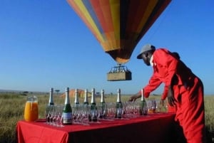 Masajowie Mara: safari balonem na ogrzane powietrze i śniadanie z szampanem