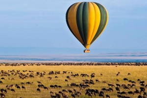 Maasai Mara: Safari em balão de ar quente e pequeno-almoço com champanhe