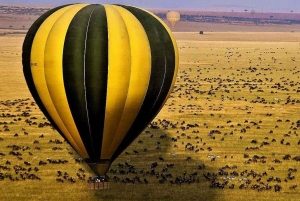 Maasai Mara: Safari em balão de ar quente e pequeno-almoço com champanhe
