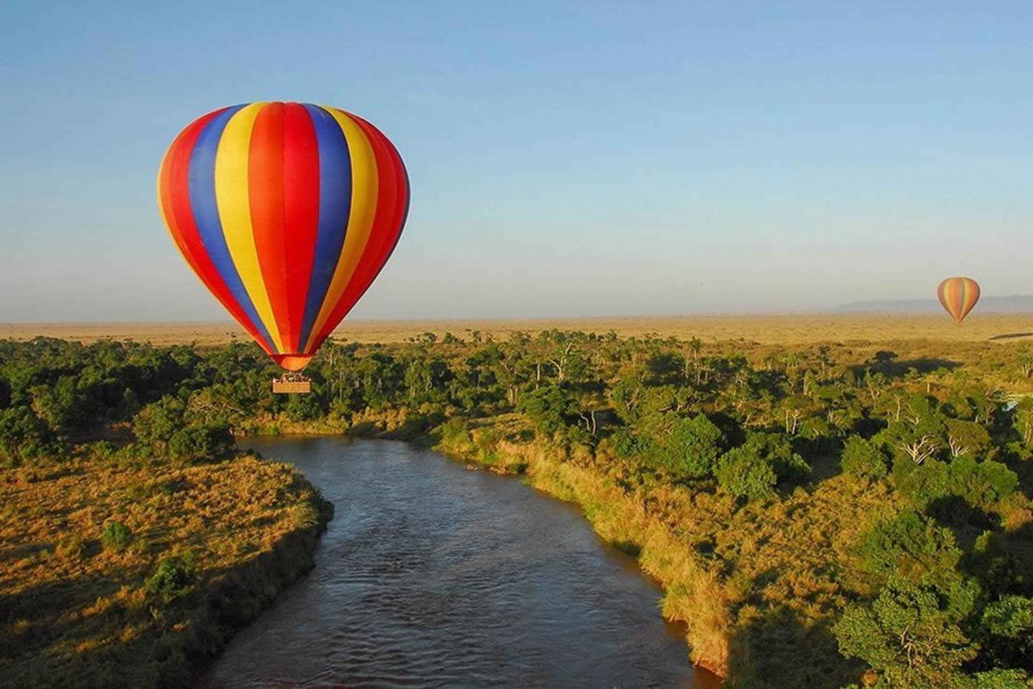 Maasai Mara: Kuumailmapallosafari aamiaisella