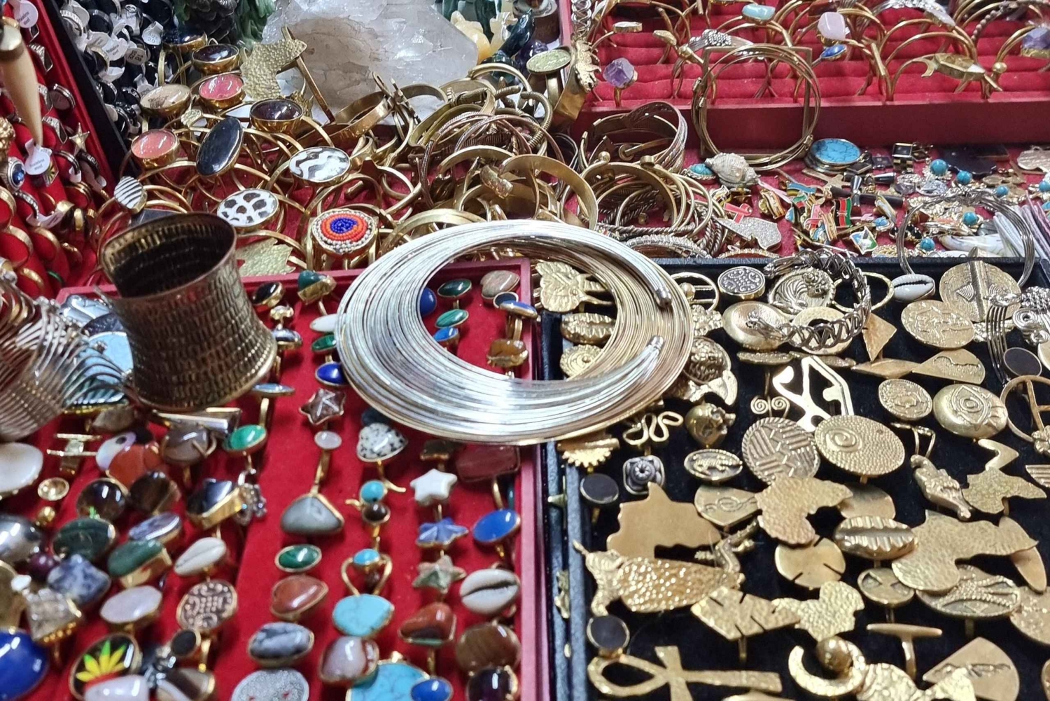 Marché Maasai Achats de souvenirs
