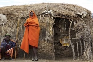 Wycieczka po tradycyjnej wiosce Masajów