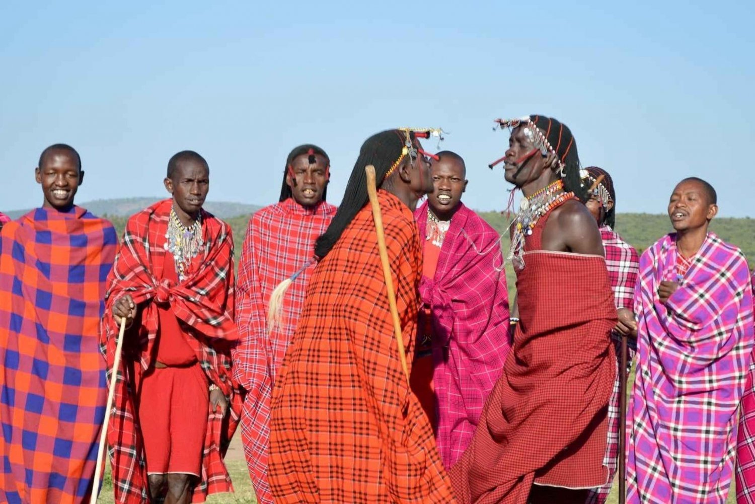 Besök i Maasais traditionella by från Nairobi
