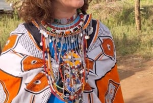 Kulturell rundtur i Maasai-by