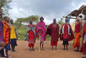 Maasai Village Visit with Traditional Welcome