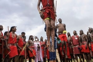 Jednodniowa wycieczka do wioski kulturowej Masajów z pokazem tradycyjnych tańców