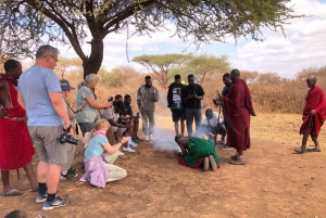 From Nairobi to Masai Mara Reserve & Village visit Day trip