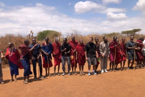 From Nairobi to Masai Mara Reserve & Village visit Day trip