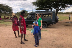 From Nairobi to Masai Mara Reserve & Village visit Day trip