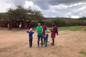 From Nairobi to Masai Mara Reserve & Village visit Day trip