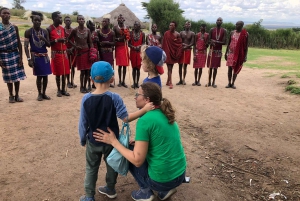 From Nairobi to Masai Mara Reserve & Village visit Day trip