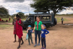 From Nairobi to Masai Mara Reserve & Village visit Day trip