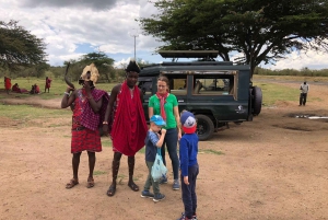 From Nairobi to Masai Mara Reserve & Village visit Day trip