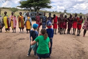 From Nairobi to Masai Mara Reserve & Village visit Day trip