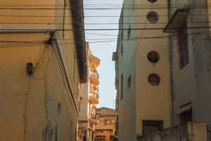 Mombasa: tour della città e crociera serale in dhow con servizio di prelievo