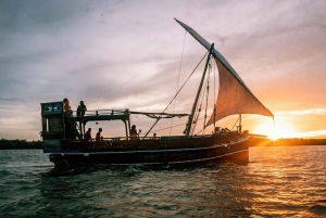 Mombasa: Dhowkryssning på kvällen med middag