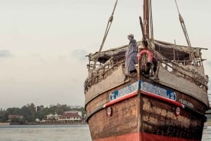Mombasa: Dhowkryssning på kvällen med middag