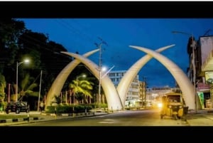 Mombasa Stadsrondleiding & Haller park[ slagtanden,Fot jezus,Oude stad]