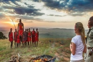 ナイロビ：アンボセリ2日間グループ参加サファリ