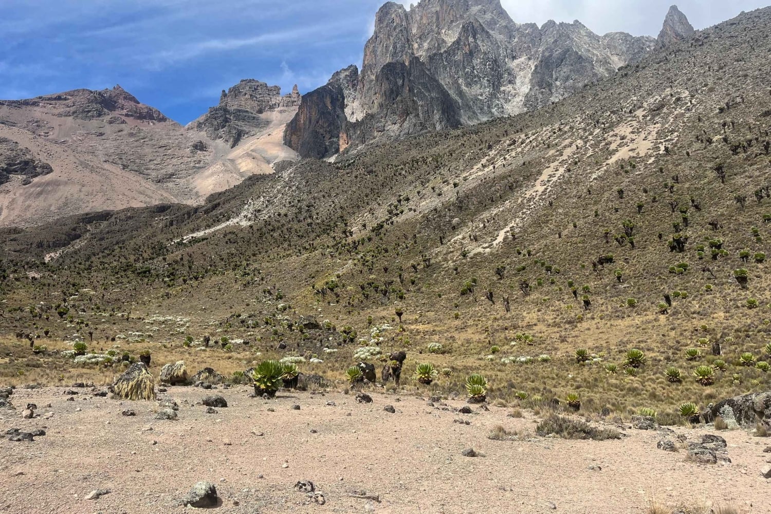 Nairobi: Trekking de 5 días por el monte Kenia con comidas y guía incluidos.